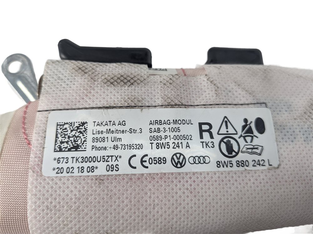 Thumbnail 3: 2017-2023 A4 A5 ALLROAD (B9 8W) FRONT RIGHT PASSENGER SEAT AIR BAG AIRBAG