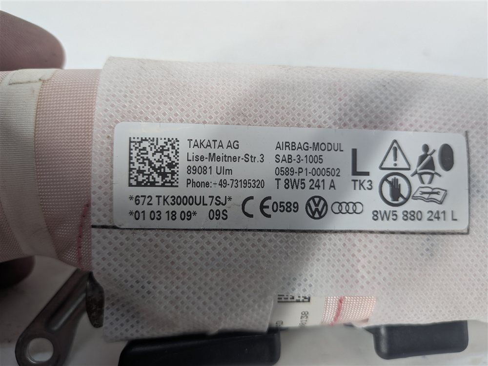 Thumbnail 3: 2017-2023 AUDI A4 A5 ALLROAD (B9 8W) FRONT LEFT DRIVER SEAT AIR BAG AIRBAG
