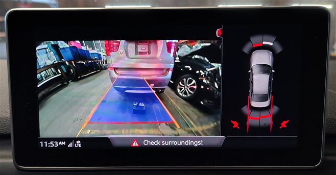 Thumbnail 2: 2017-2019 AUDI A4 ALLROAD (B9 8W) REARVIEW BACKUP REVERSE CAMERA TRUNK HANDLE