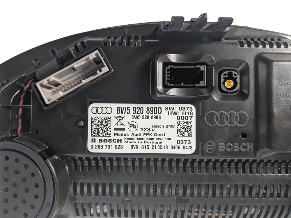 Thumbnail 15: 17-19 AUDI A4 (B9 8W) 2.0L (CYMC) ECM BCM CLUSTER IGNITION LOCK MODULE & KEY SET