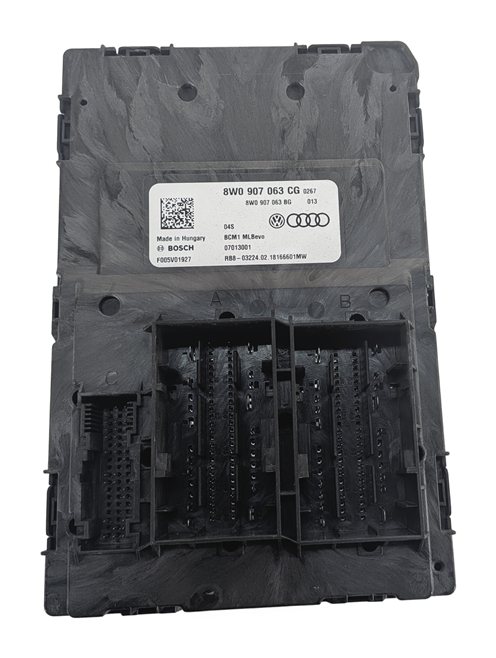 Thumbnail 6: 17-19 AUDI A4 (B9 8W) 2.0L (CYMC) ECM BCM CLUSTER IGNITION LOCK MODULE & KEY SET