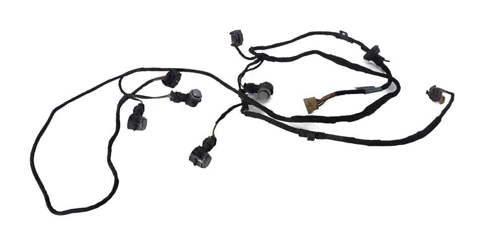 18 AUDI A4 B9 REAR BUMPER PARK ASSIST PDC SENSOR SET/4 (Silver)