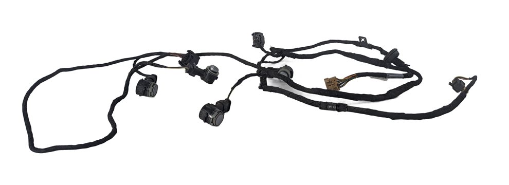 Thumbnail 2: 18 AUDI A4 B9 REAR BUMPER PARK ASSIST PDC SENSOR SET/4 (Silver)