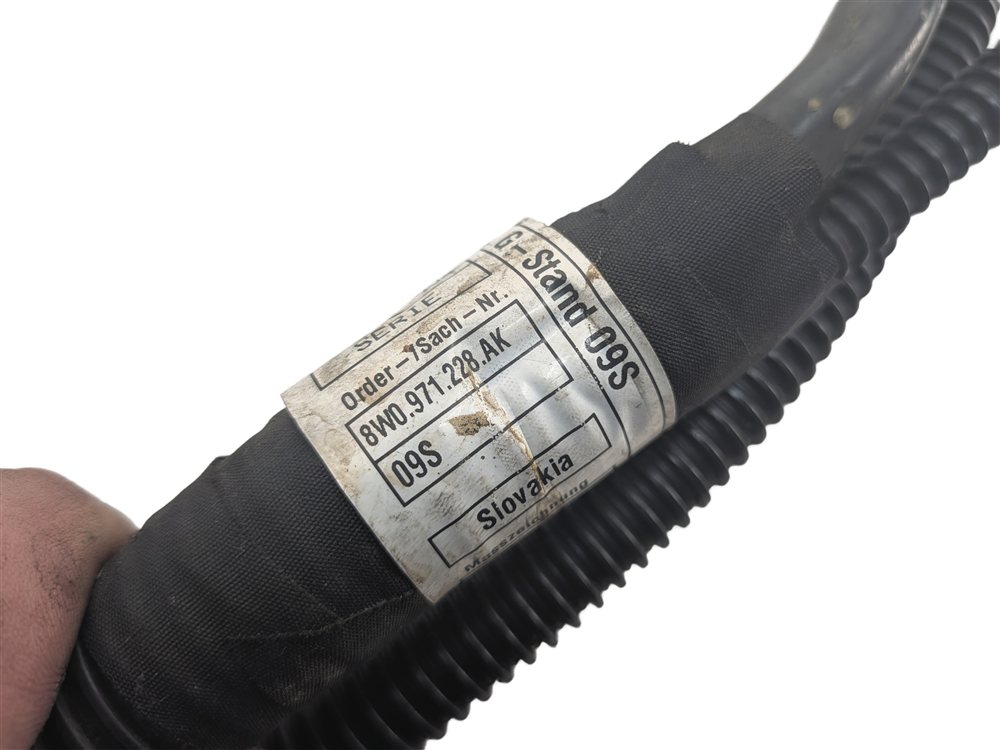 Thumbnail 3: 2018 AUDI A4 (B9 8W) 2.0L STARTER ALTERNATOR BATTERY CABLE WIRE HARNESS