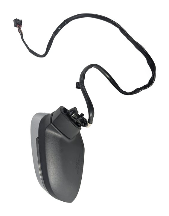 Thumbnail 3: 17-19 AUDI A4 B9 RIGHT PASSENGER MIRROR w/PFOLD BLIND (Silver)