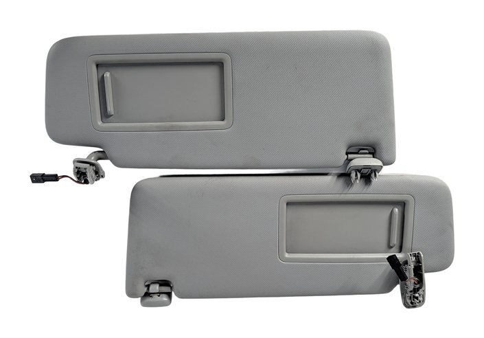 Thumbnail 3: 2017-2019 AUDI A4 (B9 8W) FRONT LEFT & RIGHT SUNVISOR SHADE SET-2 (Gray)