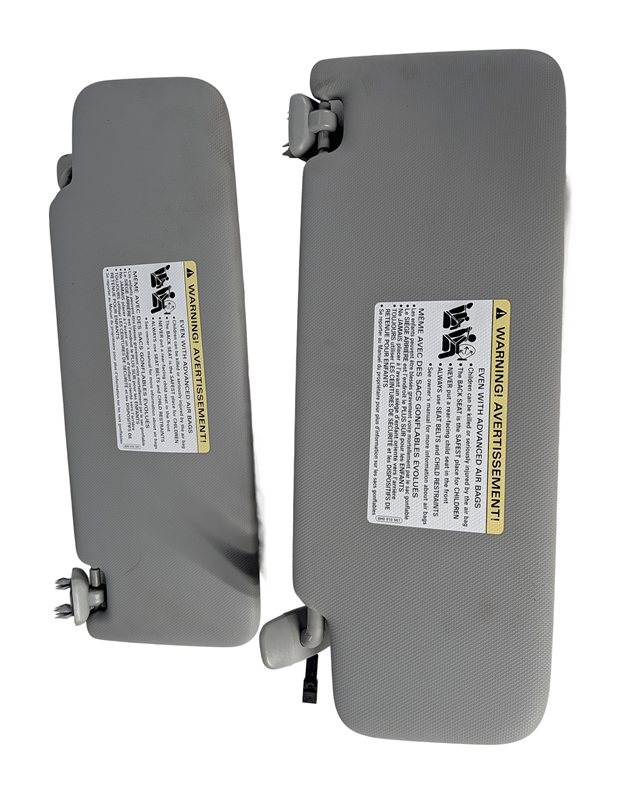 Thumbnail 4: 2017-2019 AUDI A4 (B9 8W) FRONT LEFT & RIGHT SUNVISOR SHADE SET-2 (Gray)