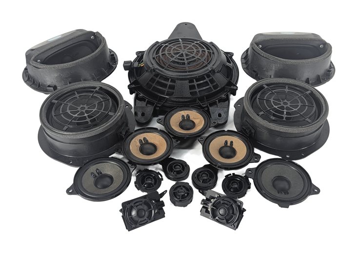 2018 AUDI A4 B9 8W BANG & OLUFSEN AUDIO SOUND DOOR DASH SUBWOOFER SPEAKER SET/17
