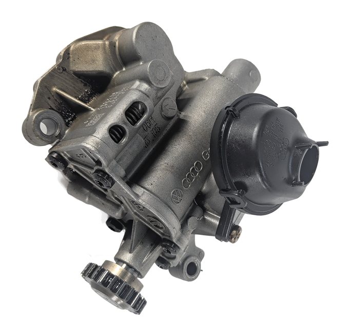 2018 AUDI A4 (B9 8W) 2.0L (CYMC) ENGINE OIL PUMP w/PICKUP TUBE ASSEMBLY