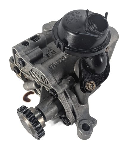 Thumbnail 2: 2018 AUDI A4 (B9 8W) 2.0L (CYMC) ENGINE OIL PUMP w/PICKUP TUBE ASSEMBLY