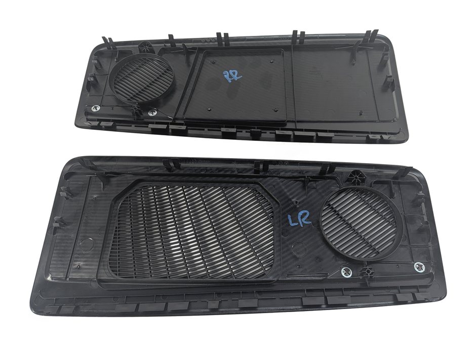 Thumbnail 3: 2018 AUDI A4 B9 REAR DECK BANG & OLUFSEN SPEAKER GRILLE COVER LEFT/RIGHT SET/2