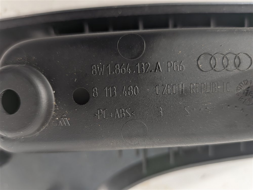 Thumbnail 8: 2018 AUDI A4 B9 8W INTERIOR DOOR DASH CONSOLE TRIM SET/7 (Aluminum Ellipse)