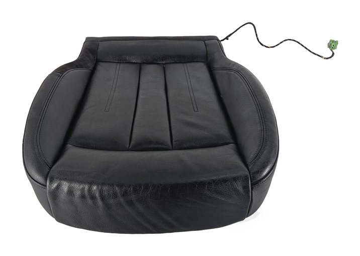 18 AUDI A4 B9 8W FRONT LEFT DRIVER HEATED LEATHER SEAT BOTTOM CUSHION (Black)