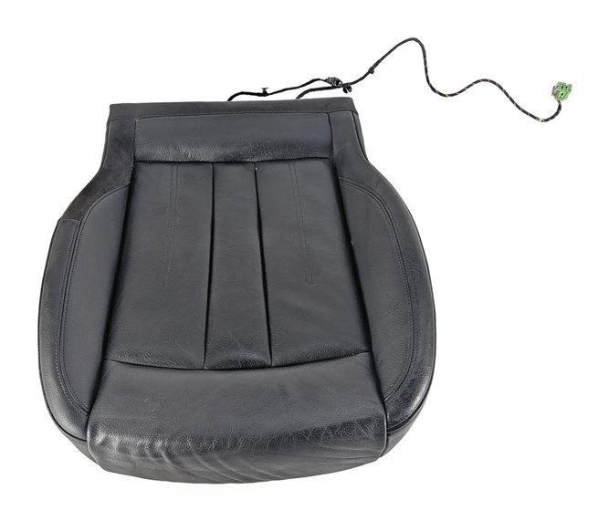 Thumbnail 2: 18 AUDI A4 B9 8W FRONT LEFT DRIVER HEATED LEATHER SEAT BOTTOM CUSHION (Black)