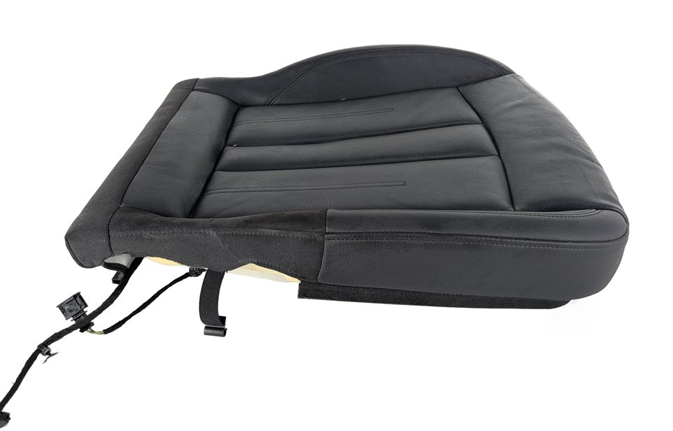 Thumbnail 5: 18 AUDI A4 B9 8W FRONT LEFT DRIVER HEATED LEATHER SEAT BOTTOM CUSHION (Black)