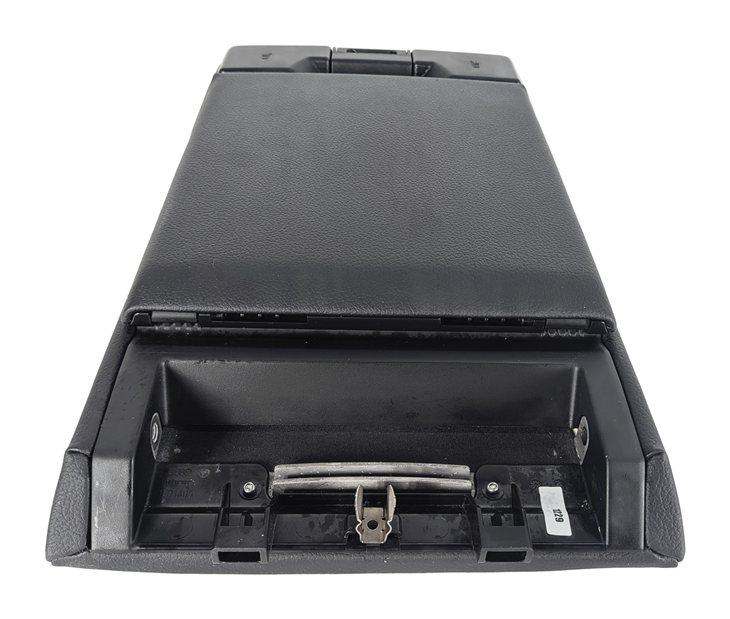 Thumbnail 4: 17-19 AUDI A4 S4 B9 8W 8V REAR CENTER SEAT CONSOLE ARM REST CUPHOLDER(Black)