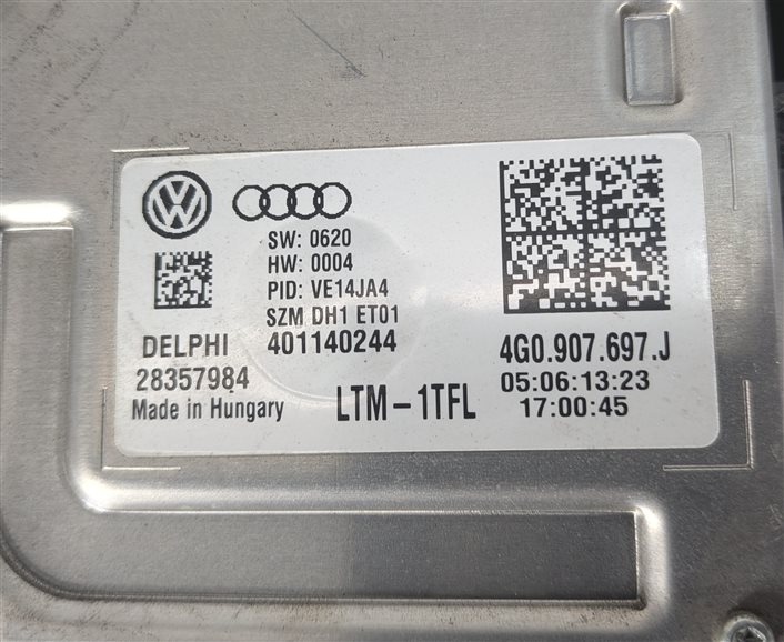 Thumbnail 8: 12-15 AUDI A7 C7 4G8 FRONT LEFT DRIVER XENON HID SELF ADJUST HEADLIGHT HEADLAMP