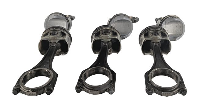 Thumbnail 2: 09-17 AUDI A6 A7 A8 Q5 Q7 S4 S6 Q5 TOUAREG 3.0L SUPERCHARGED ENGINE PISTON SET 6