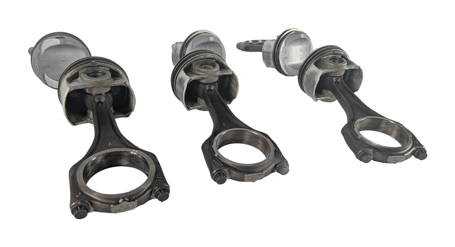 Thumbnail 3: 09-17 AUDI A6 A7 A8 Q5 Q7 S4 S6 Q5 TOUAREG 3.0L SUPERCHARGED ENGINE PISTON SET 6