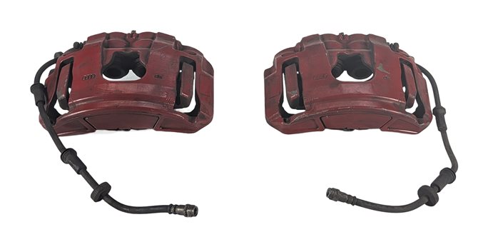 11-17 AUDI A6 A7 A8 (C7 D4) FRONT LEFT & RIGHT DISC BRAKE CALIPER SET 2 (356mm)