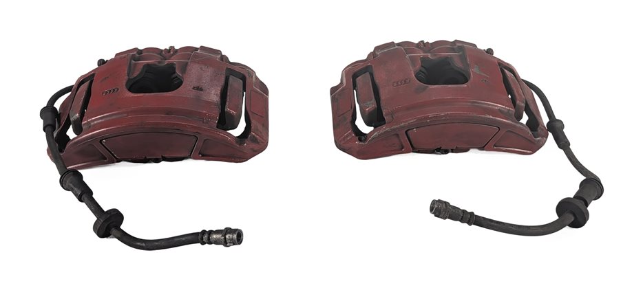 Thumbnail 2: 11-17 AUDI A6 A7 A8 (C7 D4) FRONT LEFT & RIGHT DISC BRAKE CALIPER SET 2 (356mm)