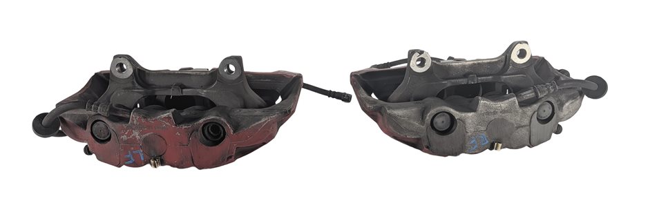 Thumbnail 4: 11-17 AUDI A6 A7 A8 (C7 D4) FRONT LEFT & RIGHT DISC BRAKE CALIPER SET 2 (356mm)