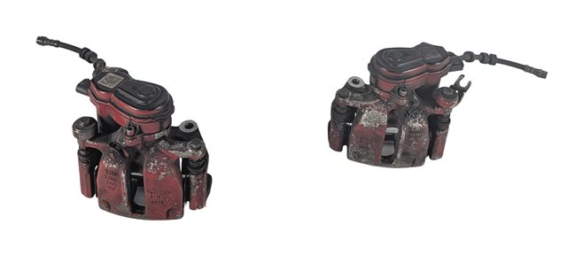 12-17 AUDI A6 A7 (C7) REAR LEFT & RIGHT DISC BRAKE CALIPER SET/2 (330mm ROTOR)