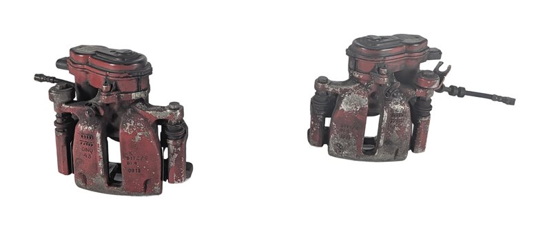 Thumbnail 2: 12-17 AUDI A6 A7 (C7) REAR LEFT & RIGHT DISC BRAKE CALIPER SET/2 (330mm ROTOR)