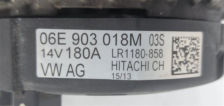 Thumbnail 8: 2012-2015 AUDI A6 A7 (C7) 3.0L SUPERCHARGED ENGINE 180 AMP ALTERNATOR