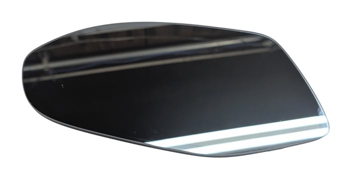Thumbnail 2: 12-15 AUDI A7 C7 4G8 FRONT LEFT DRIVER MANUAL FOLD MEMORY DOOR MIRROR GLASS ONLY