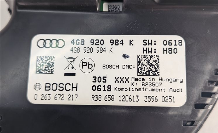 Thumbnail 22: 2014 AUDI A7 QUATTRO MPH CLUSTER ECU BCM GATEWAY IGNITION LOCK SET/7