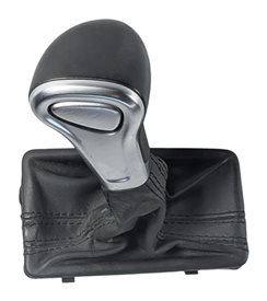 2014 AUDI A7 (C7 4G) AUTOMATIC TRANSMISSION SHIFT SHIFTER KNOB BOOT BLACK