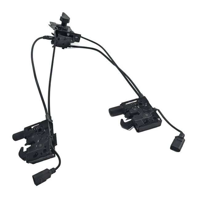 2017 AUDI Q7 (4M) FRONT HOOD LID LOCK LATCH LEFT/RIGHT SET/2 w/RELEASE CABLES