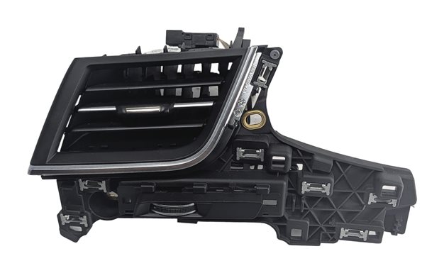 Thumbnail 3: 2017 AUDI Q7 (4M) FRONT LEFT DRIVER DASH HEAT AIR AC VENT w/TRIM CARRIER (Black)