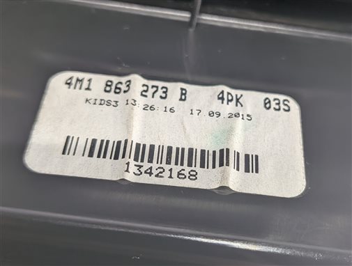 Thumbnail 6: 2017 AUDI Q7 (4M) FRONT CENTER CONSOLE ASHTRAY CUBBY COMPARTMENT w/POWER OUTLET