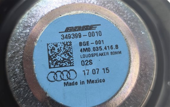 Thumbnail 17: 2017 AUDI Q7 (4M) BOSE 3D SOUND SPEAKER SET SUBWOOFER WOOFER MIDRANGE TWEETER
