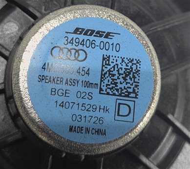 Thumbnail 25: 2017 AUDI Q7 (4M) BOSE 3D SOUND SPEAKER SET SUBWOOFER WOOFER MIDRANGE TWEETER
