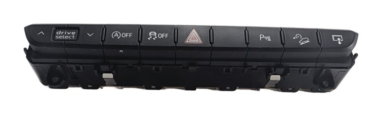 Thumbnail 2: 2017 AUDI Q7 (4M) CENTER DASH DRIVE SELECT TRACTION CONTROL HAZARD SWITCH PANEL