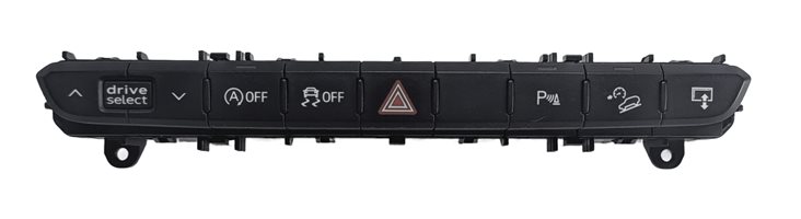 Thumbnail 3: 2017 AUDI Q7 (4M) CENTER DASH DRIVE SELECT TRACTION CONTROL HAZARD SWITCH PANEL