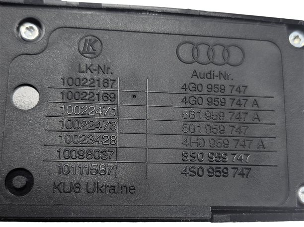 Thumbnail 5: 2017 AUDI Q7 (4M) FRONT LEFT DRIVER POWER SEAT ADJUSTMENT CONTROL SWITCH