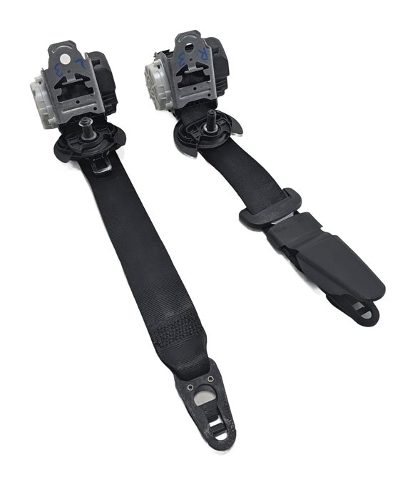 2017 AUDI Q7 (4M) REAR 3RD ROW LEFT/RIGHT SEAT SEATBELT RETRACTOR SET/2 (Black)