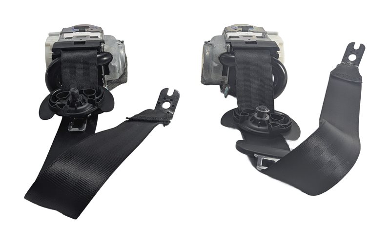 Thumbnail 2: 2017 AUDI Q7 (4M) REAR 2ND ROW LEFT/RIGHT SEAT SEATBELT RETRACTOR SET/2 (Black)
