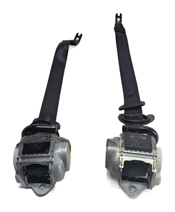 Thumbnail 4: 2017 AUDI Q7 (4M) REAR 2ND ROW LEFT/RIGHT SEAT SEATBELT RETRACTOR SET/2 (Black)
