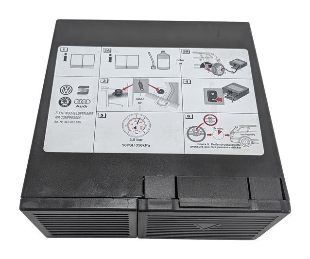 Thumbnail 3: 2017 AUDI Q7 (4M) TIRE MOBILITY KIT AIR COMPRESSOR INFLATOR PUMP