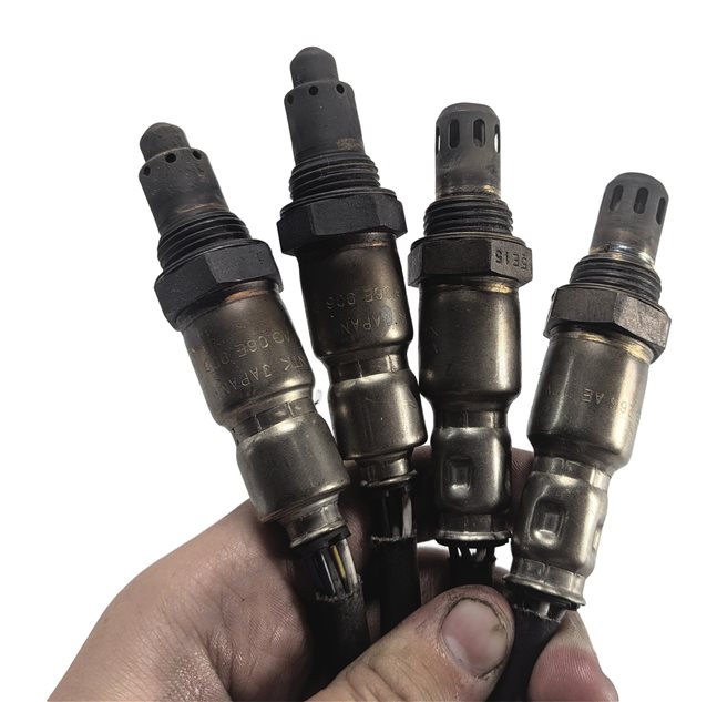 Thumbnail 4: 2017 AUDI Q7 (4M) 3.0L (CREC) ENGINE OXYGEN O2 LAMBDA SENSOR SET/4