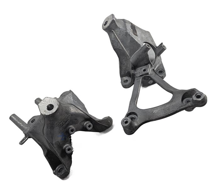 2017-2019 AUDI Q7 (4M) 3.0L SUPER (CREC) LEFT & RIGHT ENGINE MOUNT BRACKET SET/2