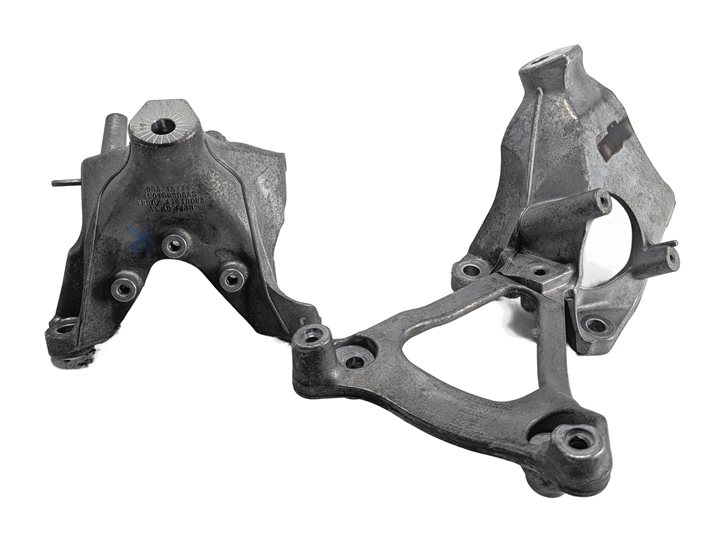Thumbnail 2: 2017-2019 AUDI Q7 (4M) 3.0L SUPER (CREC) LEFT & RIGHT ENGINE MOUNT BRACKET SET/2