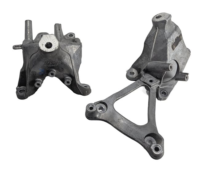 Thumbnail 3: 2017-2019 AUDI Q7 (4M) 3.0L SUPER (CREC) LEFT & RIGHT ENGINE MOUNT BRACKET SET/2