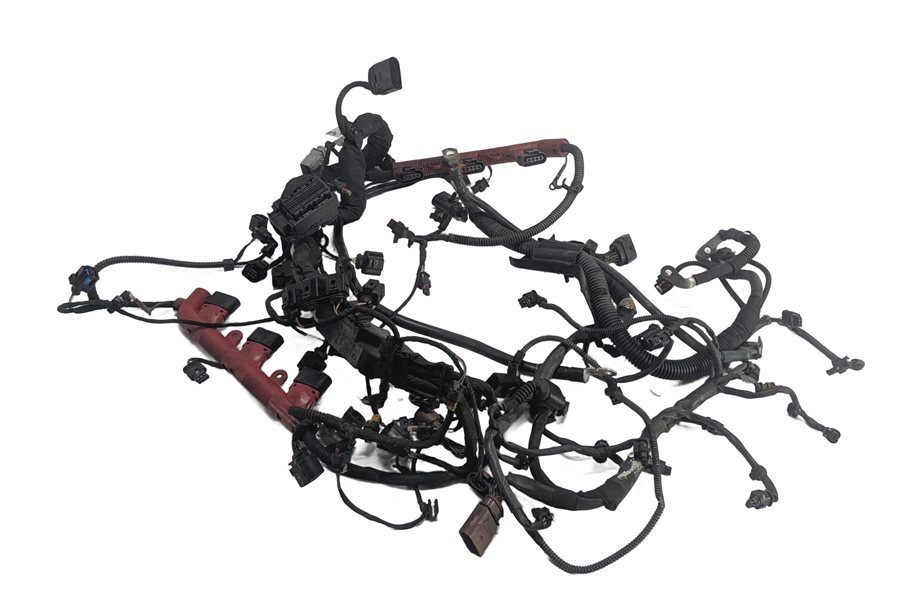 Thumbnail 3: 2017 AUDI Q7 (4M) 3.0L (CREC) ENGINE MOTOR WIRE WIRING HARNESS LOOM