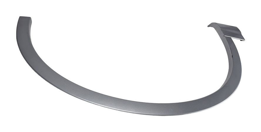 2017 AUDI Q7 (4M) FRONT RIGHT WHEEL ARCH MOLDING FENDER FLARE TRIM (Silver)